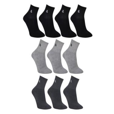 Imagem de Kit Meia Lupo Especial - 10 Pares, Cinza, 37/40