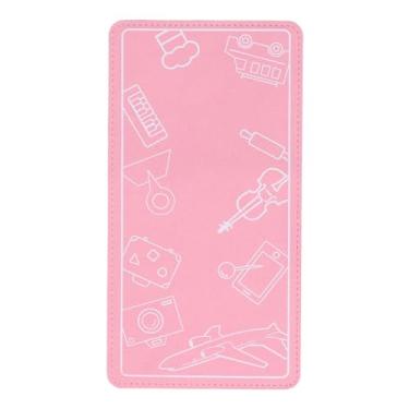 Imagem de Suporte para telefone de avião Ainoli, tablet portátil dobrável flexível e suporte para telefone celular para viagens (Rosa)