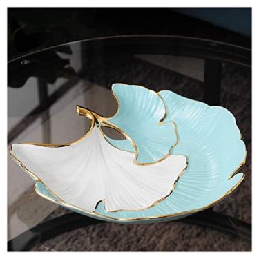 Imagem de Cesta de frutas criativa de cerâmica cesta de frutas, tigelas de servir frutas, tigelas de frutas elegantes para frutas, sobremesas, lanches, bandejas de frutas para festa