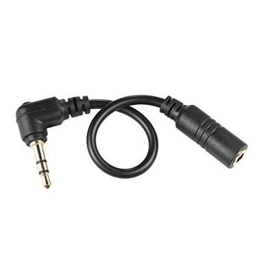 Imagem de Cabo Adaptador de Microfone para Smartphone Celular Mic Computador PC Câmera DSLR Plugue Fêmea 4-3 5mm Conector Macho 3-3