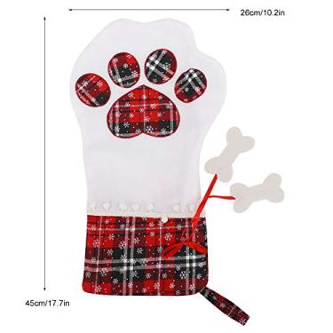 Imagem de Boneca de Meia Patinha Pet Presente para Pendurar Decoração Brinquedo Tecido Macio com Grande Capacidade Presentes Ornamento Festival Residencial