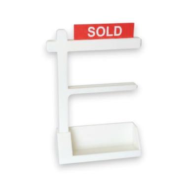 Imagem de BnksChnl Porta-Cartões De Visita Para Corretor Imóveis Com Placa Venda E