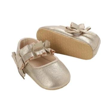 Imagem de Sapatos Casuais De Pelúcia Para Bebês Recém-Nascidos Com Laço, Confort