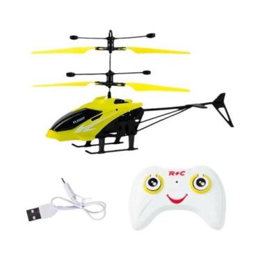 Imagem de Brinquedo De Helicóptero Controlado Por Controle Remoto Para Crianças,