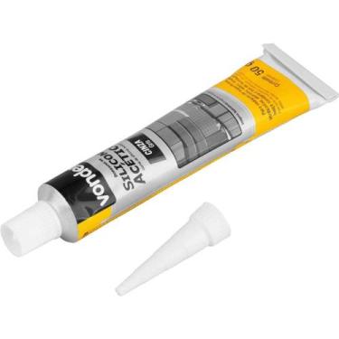 Imagem de Borracha de Silicone Acético, Cinza, 50 g, Vonder OstenVonder