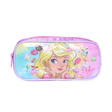 Imagem de Estojo Escolar Infantil Feminino Princesa Organizador - Rocie, Roxa