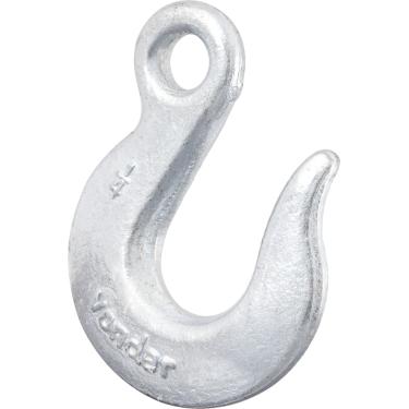 Imagem de Gancho olhal fixo 1/4" 0,8t s/ trava leve galvanizado Vonder