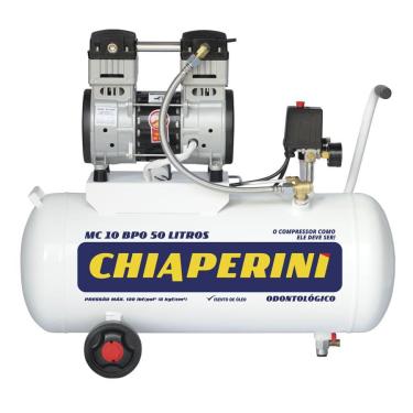 Imagem de Compressor Odontológico s/Óleo c/Rodas 50L 127V Chiaperini