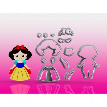 Imagem de Cortador Princesa Branca De Neve Modular 8 Cm