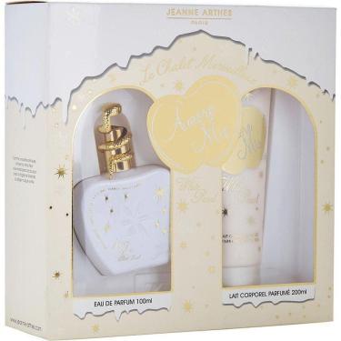 Imagem de Perfume Feminino Jeanne Arthes Amore Mio White Pearl Edp Spray 100ml &loção Corporal 200