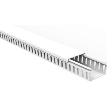 Imagem de Canaleta Para Painel Tramontina Semiaberta Branca 50x50x2000 Mm