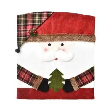 Imagem de Conjunto De Cadeiras Decorativas De Natal, Banqueta E Capa Para Festas