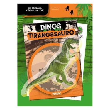 Imagem de Dinos Tiranossauro Com Brinquedo E Adesivos