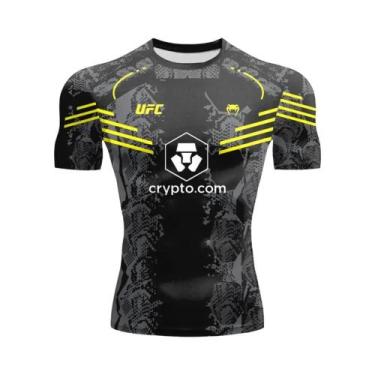 Imagem de Camiseta UFC De Secagem Rápida E Respirável Tamanho Grande Estilo Euro