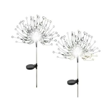 Imagem de Luzes Solares À Prova d'Água Em Forma De Fogos De Artifício LED, Lâmpa