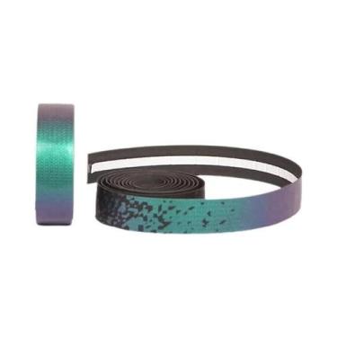 Imagem de Fita De Guidão De Bicicleta Em Couro PU De Duas Cores Com Espuma EVA, 