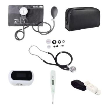 Imagem de Kit Básico Completo Iniciante Em Enfermagem Cor:Cinza - G-Tech, Cinza