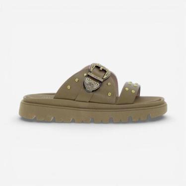 Imagem de Tamanco Moleca Feminino Verde Oliva, Oliva, 36