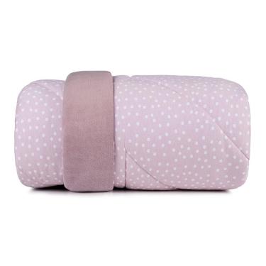 Imagem de Edredom Solteiro Altenburg Blend Malha Bits Rosa