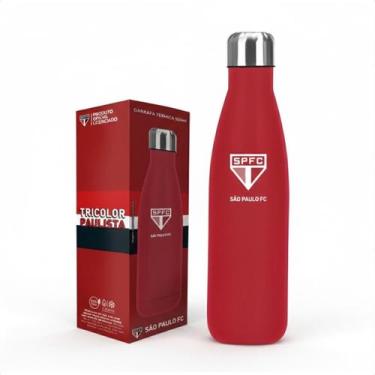 Imagem de Garrafa Inox Térmica São Paulo 500ml Licenciada - Allmix