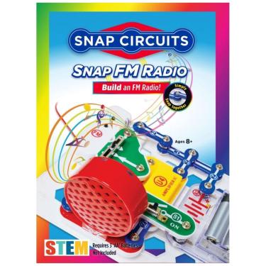 Imagem de Snap Circuits Mini FM Radio Kit (SCP12) – Kit Educacional de Eletrônica para Crianças a Partir de 8 Anos
