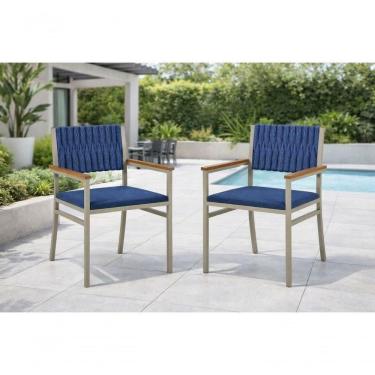 Imagem de Kit 2 Cadeiras Náutica Com Braço Externa Milon -azb- Solare