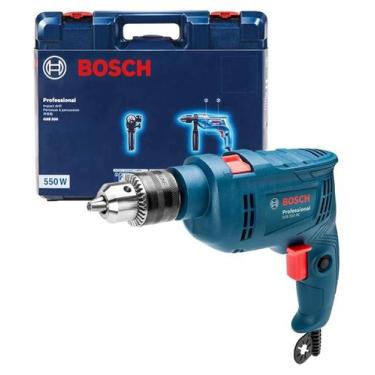 Imagem de Furadeira de Impacto Bosch GSB 550 com Maleta 550W, 110V