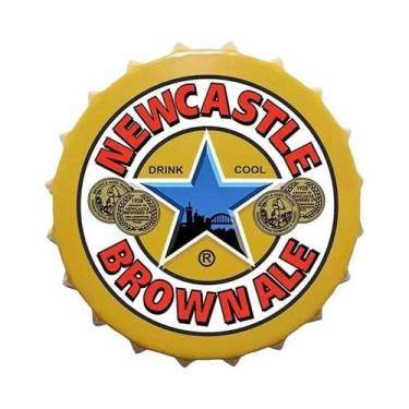 Imagem de Placa De Metal Redonda Vintage Rota 66 Com Tema De Carro E Motor, Deco