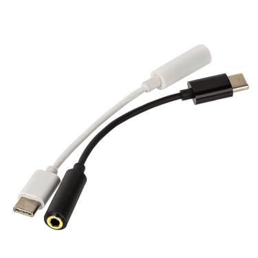 Imagem de Cabo Adaptador Usb Conector Tipo C X P2 Fone De Ouvido 3.5mm