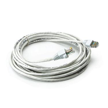 Imagem de Cabo De Rede Nexans Cat5e Montado Branco - 50 Metros