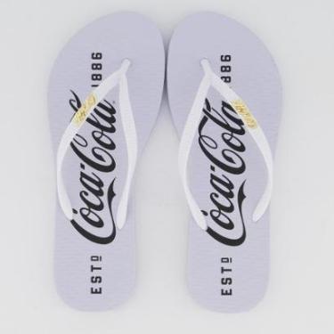 Imagem de Chinelo Coca Cola 1886 Feminino Branco-Feminino