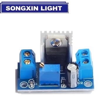 Imagem de Módulo Conversor DC-DC LM317 De Tensão Ajustável, Placa De Circuito Re