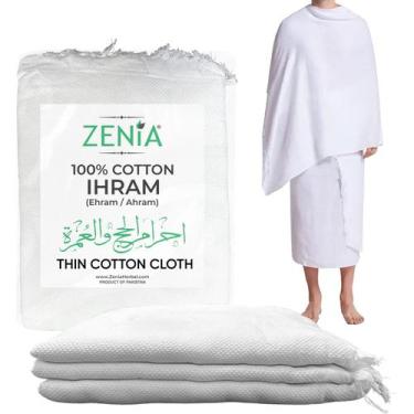 Imagem de Toalla Zenia Ihram 100% Algodón Ligera 117x234cm 0,8kg