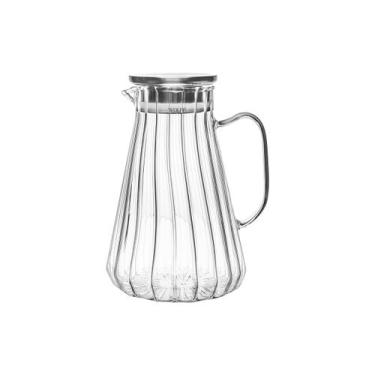 Imagem de Jarra de Vidro Com Tampa de Aço Inox 1700 ml Classic 1 Peça - Wolff