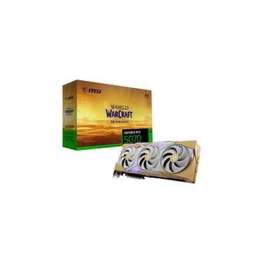 Imagem de Placa De Vídeo MSI RTX 5070 World Of Warcraft Midnight Light Edition OC NVIDIA GeForce, 12GB, GDDR7, 192-Bit, RGB - RTX 5070 12GB