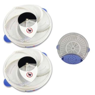 Imagem de Armadilha Pega Moscas Kit 2 Uni Captura Inseto Varejeira Pernilongo Mo