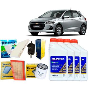 Imagem de Kit Troca De Óleo 0w20 e Filtros Gm Onix Hatch 2019/2022 - ACDELCO, TE