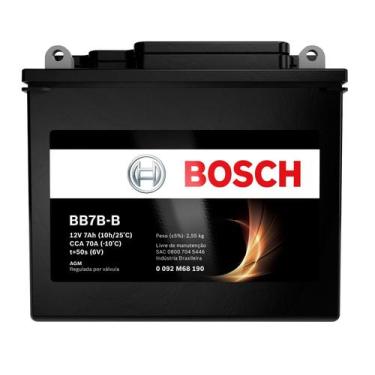 Imagem de Bateria Moto Haojue Dk150 12v 7ah Bosch Bb7b-b