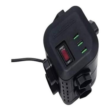 Imagem de Filtro de Linha Torre 8 Tomadas + USB - Qualitronix