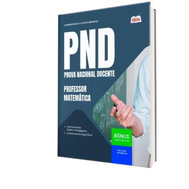 Imagem de Apostila PND (CNU Professores) - Professor - Matemática - Apostilas Op