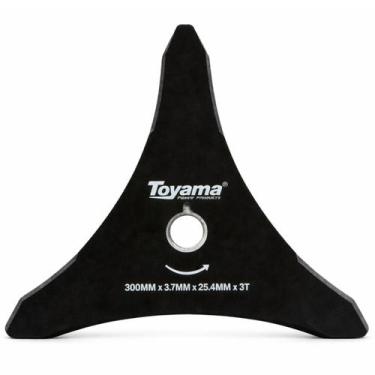 Imagem de Lâmina 3 Pontas para Roçadeira 300mm Toyama Forjada Universal para Cor