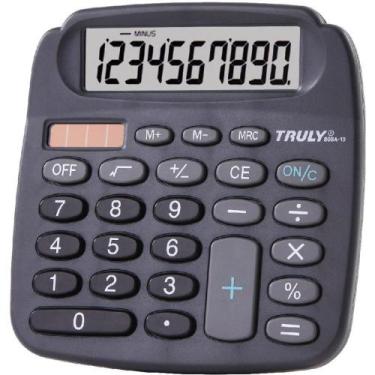 Imagem de Calculadora de Mesa 10 DIG. SOLAR/BAT.GRANDE - Procalc