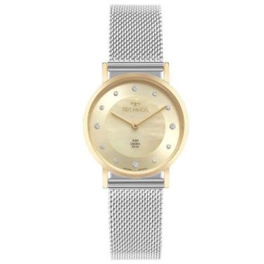 Imagem de Relógio Technos Feminino Slim Bicolor - 2025LVB/1X