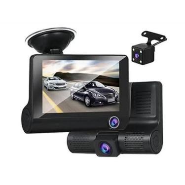 Imagem de DASHCAM CAMERA VEICULAR INTERNA COM MONITOR 4 e 3 CAMERAS 12V - AIKER