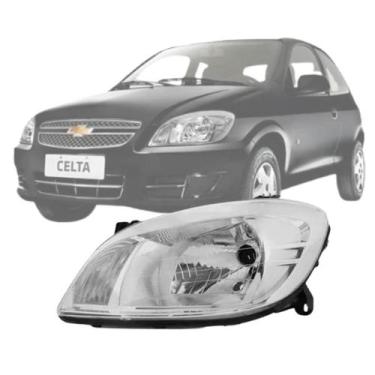 Imagem de Farol celta 2007 a 2015 prisma 06 a 12 lado esquerdo cromado - BBS