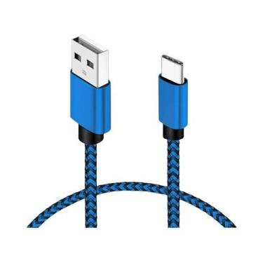 Imagem de Cabo USB a Para Tipo C De Nylon Trançado De 1M 2M 3M Com Carregamento 