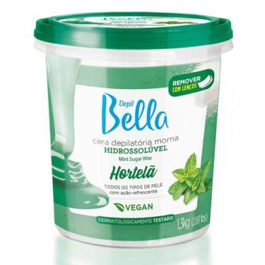Imagem de Cera Hidrossolúvel Hortelã Depil Bella 1,3Kg