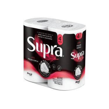 Imagem de Papel Higiênico Supra Folha Dupla 4 Rolos