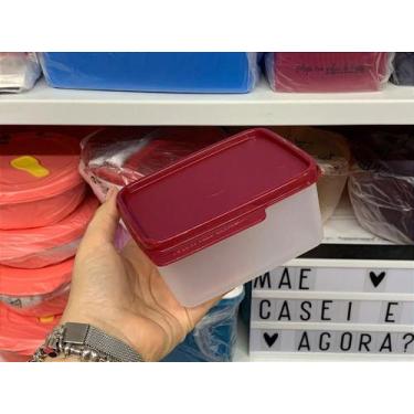 Imagem de Tupperware Basic Line 500 ml Translucido com Tampa Marsala