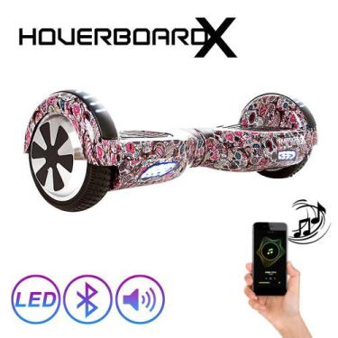Imagem de Hoverboard 6,5 Polegada Caveira Mexicana Roxa HoverboardX